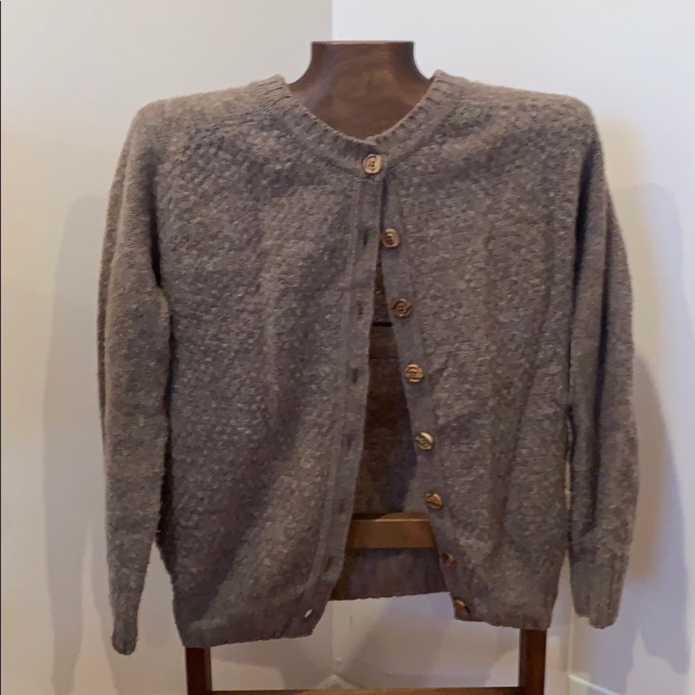 Wool cardigan